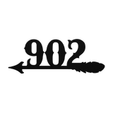 Arrow_Feather_House_Number_Metal_Sign_Black_Transparent_Mockup.png