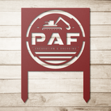 Business_Logo_Metal_Sign_with_Stakes_Red_Simple_Wood_BKGD_Mockup.png
