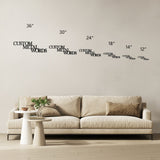 Custom Metal Words Wall Art