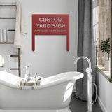 Custom Yard Metal Sign with Stakes