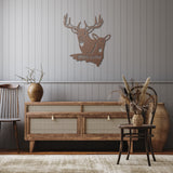 Deer Welcome Metal Sign