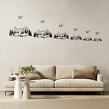 Deer in the Woods Nature Scene Metal Wall Art