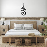 Female Unalome Metal Wall Art