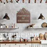 Fortress of Solitude Metal Wall Art