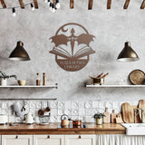 Fourth Wing Dragon Book Metal Wall Art