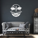 Fourth Wing Dragon Book Metal Wall Art