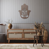 Ganesha Hamsa Metal Wall Art