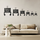 Halloween Zombie Hands Holding the Personalized Board Metal Sign with Stakes