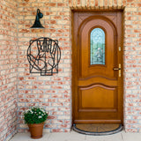 Hand Hoagard Geometric Davinci Vitruvian Metal Wall Art