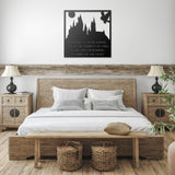 Happiness Dumbledore HP Castle Quote Metal Sign
