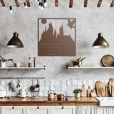 Happiness Dumbledore HP Castle Quote Metal Sign