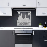 Happiness Dumbledore HP Castle Quote Metal Sign