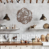 Happy Halloween Last Name Metal Wall Art