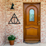 Harry Potter Deathly Hallows Wand Metal Wall Art