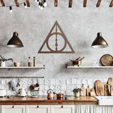 Harry Potter Deathly Hallows Wand Metal Wall Art