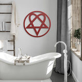 Heartagram Metal Wall Art