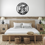 Honey_Bee_Hive_Pollinator_Metal_Sign_Black_Farmhouse_Bedroom_Mockup.png