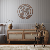 Honey_Bee_Hive_Pollinator_Metal_Sign_Copper_Rustic_Hallway_Mockup.png