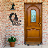 Horse Girl with Names Metal Sign