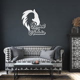 Horse Girl with Names Metal Sign