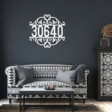 House Number Frame Steel Metal Sign