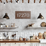 House_Number_Metal_Sign_with_Names_and_L_Copper_Rustic_Kitchen_Mockup.png
