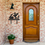 Hummingbird Garden Metal Stake