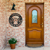 I LOVE GUNS TITTIES AND AMERICA METAL WALL ART