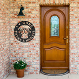 I Love Guns Titties and Harley Metal Wall Art