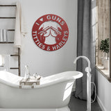 I Love Guns Titties and Harley Metal Wall Art