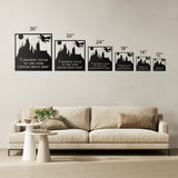 I Solemnly Swear HP Castle Quote Metal Sign