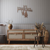 It's frickin bats in here Metal Wall Art