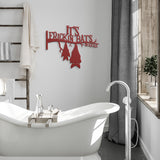 It's frickin bats in here Metal Wall Art