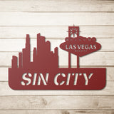 Las Vegas Metal Wall Art