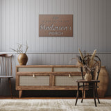 Life is better on the Porch Metal Sign