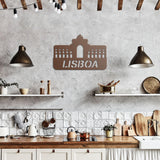 Lisboa Metal Wall Art