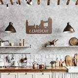 London Metal Wall Art