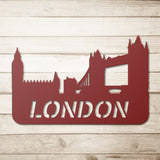 London Metal Wall Art