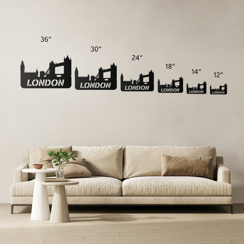 London Metal Wall Art
