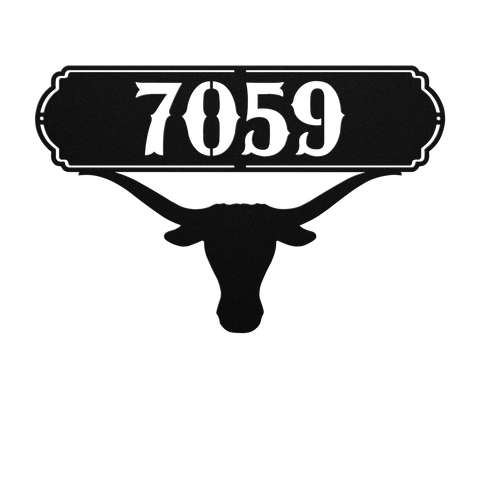 Longhorn_House_Number_Metal_Sign_Black_Transparent_Mockup.png