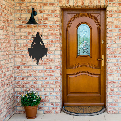 Lord Shiva Hinduism Metal Wall Art