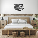Mid Century Welcome Metal Sign