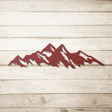 Mountain Ridge Metal Wall Art