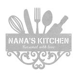 Nana's Kitchen Metal Wall Art