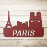 Paris Metal Wall Art