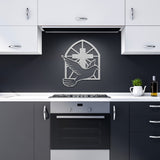 Peace Dove with Cross Metal Wall Art