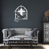 Peace Dove with Cross Metal Wall Art