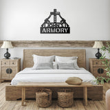 Personalized Armory Metal Sign