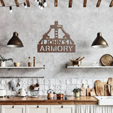 Personalized Armory Metal Sign