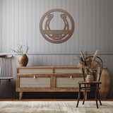 Personalized Horseshoe Metal Wall Art